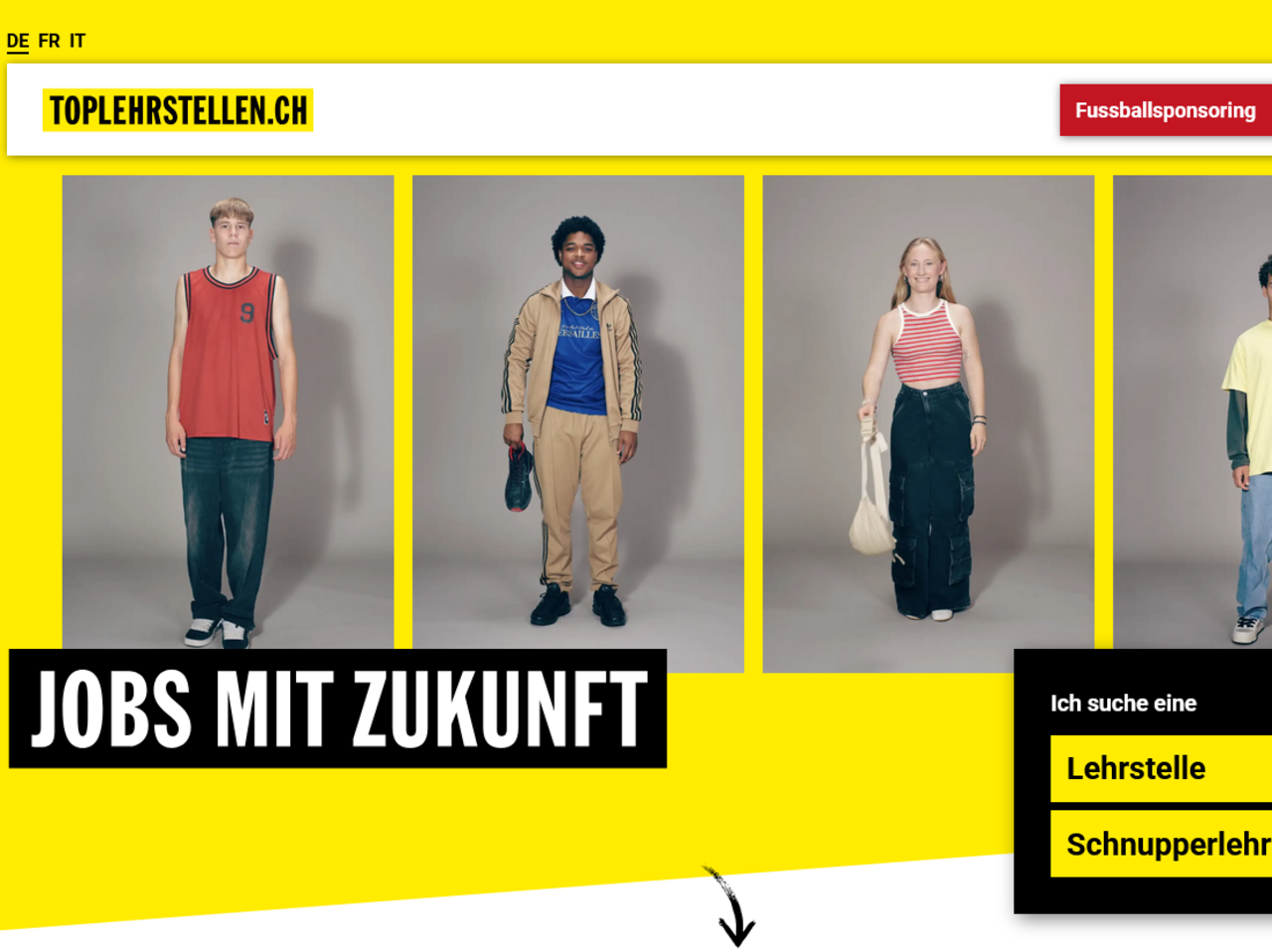 toplehrstellen.ch komplett überarbeitet 